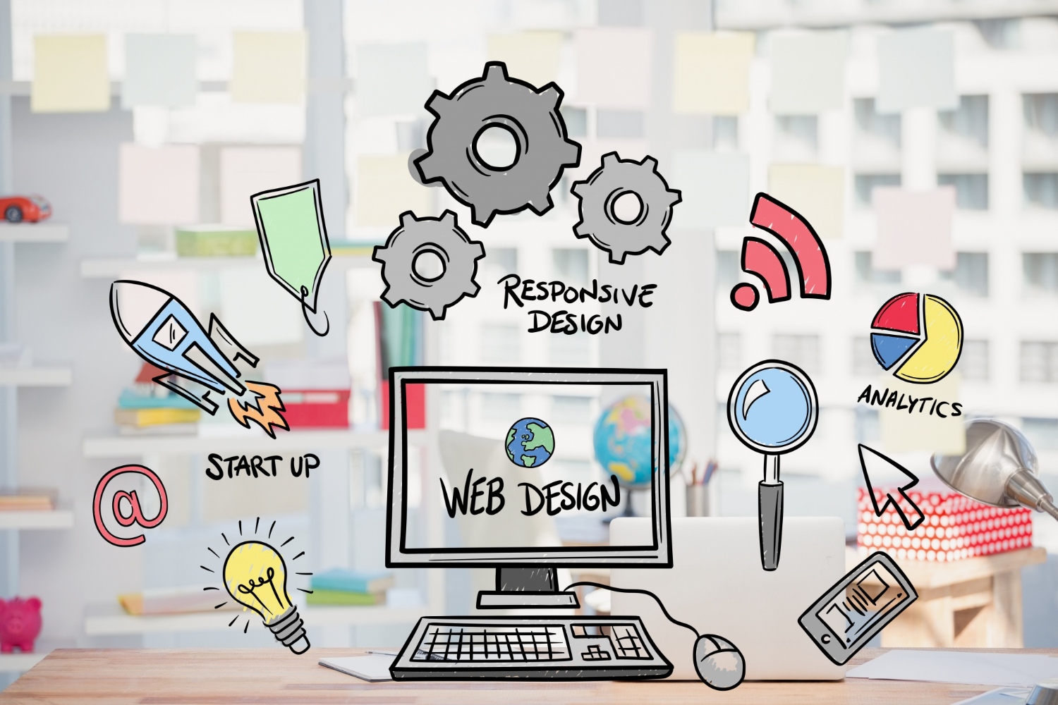 Web Development In AhmedabaCreative Workspace